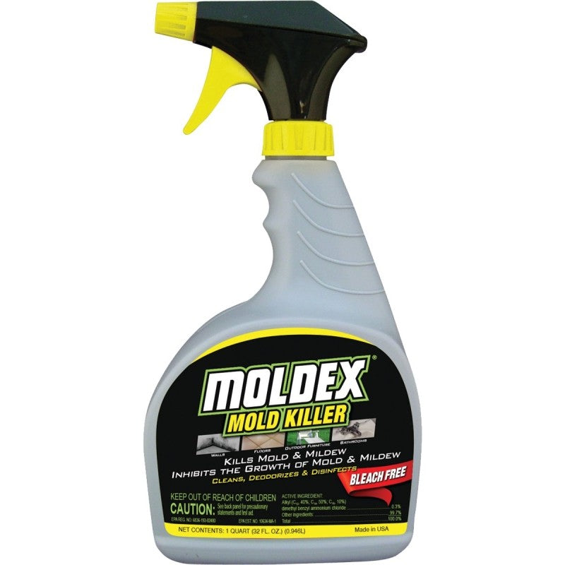 Moldex 5010 Mold and Mildew Killer, 32 oz, Liquid, Floral, Clear (Pack of 6)