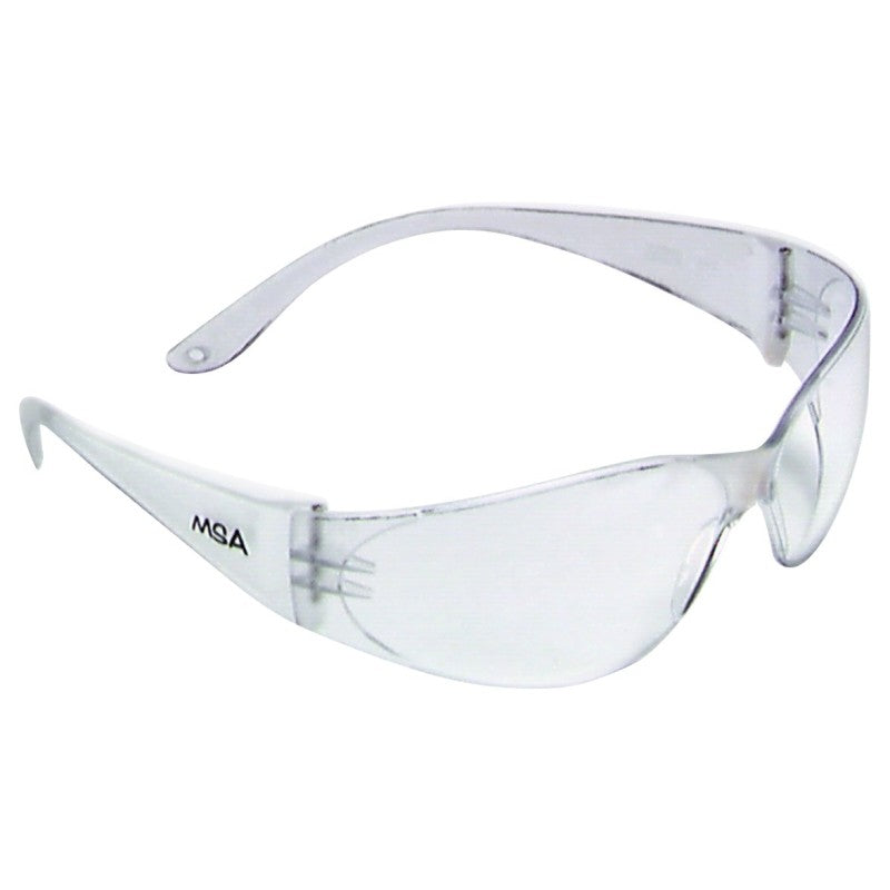 Safety Works 10006315 Close-Fitting Safety Glasses, Anti-Fog, Anti-Scratch Lens, Rimless Frame, Clear Frame