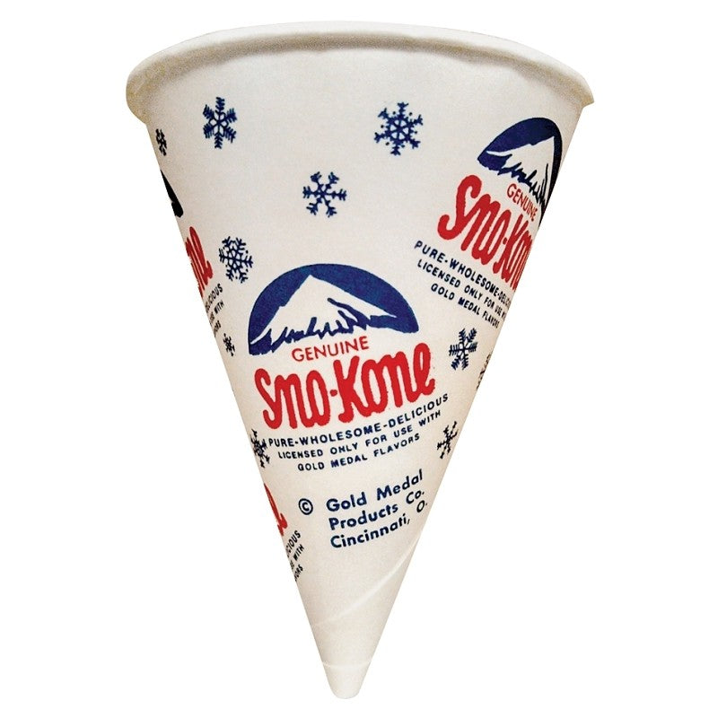Gold Medal Sno-Kone 1060M Disposable Cup, 6 oz Cup, Wax
