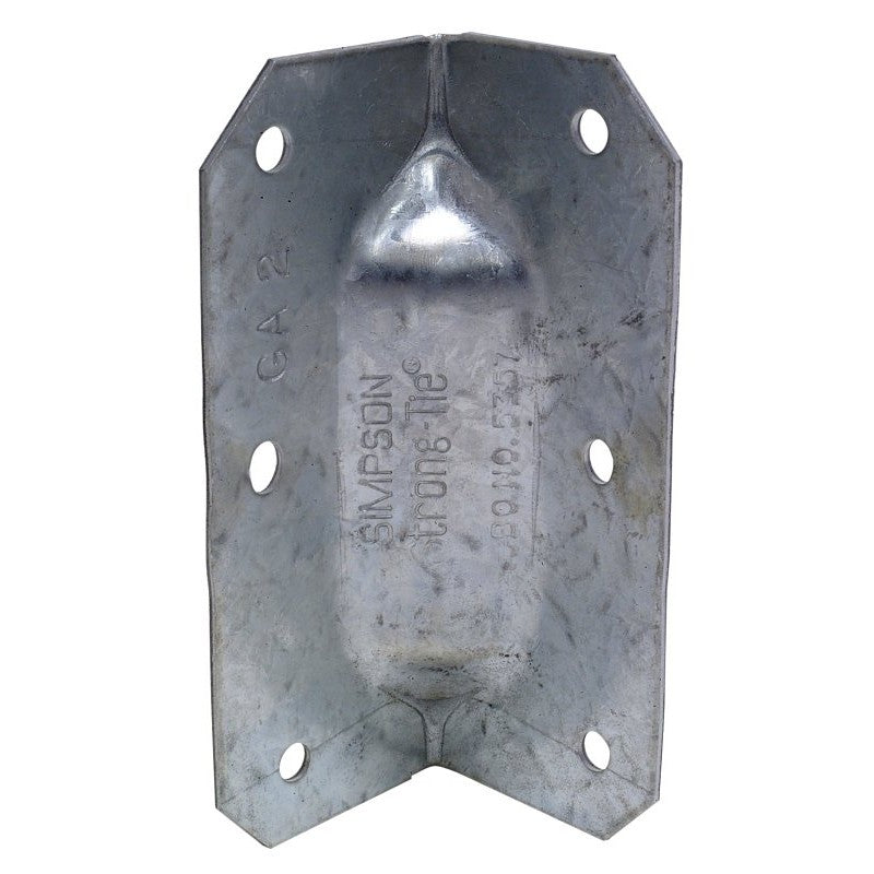 Simpson Strong-Tie GA GA2 Gusset Angle, 3-1/4 in H, Steel, Galvanized/Zinc (Pack of 100)