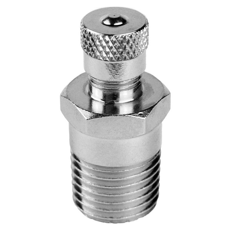 Water Source AV25-RM Air Valve, 1/4 in Connection, Steel Body, Chrome/Zinc
