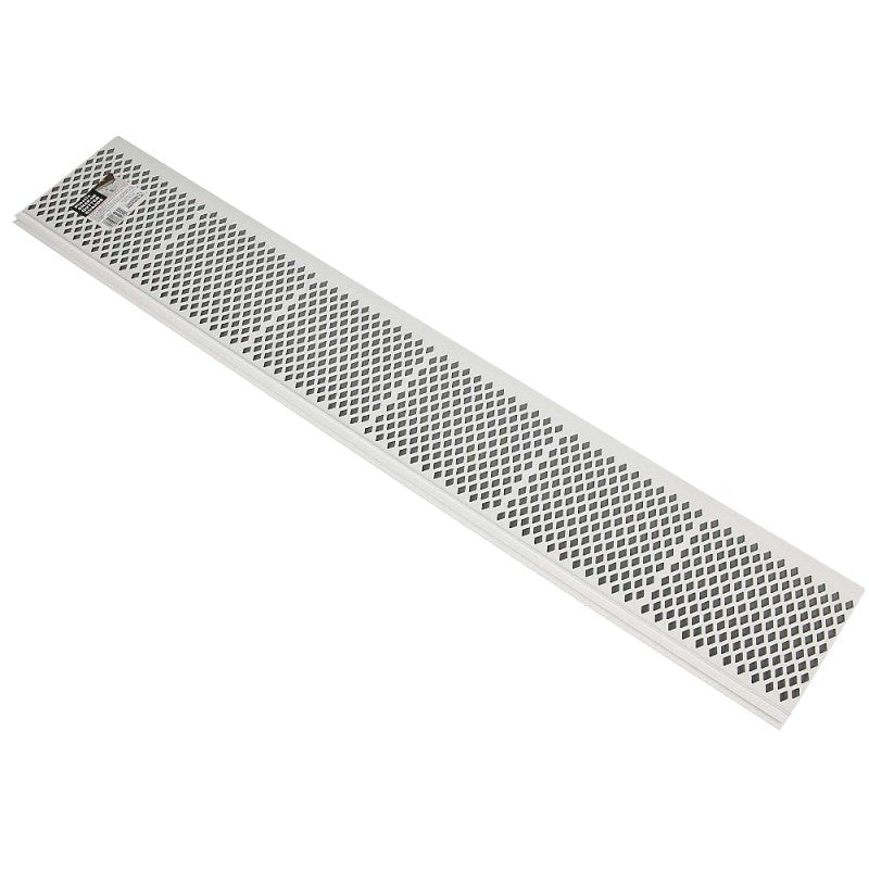 Amerimax 85370 Gutter Guard, 3 ft L, 2 in W, PVC, White