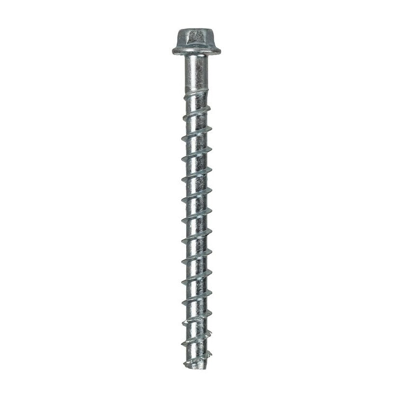 Simpson Strong-Tie Titen HD THDB25312HF1 Heavy-Duty Screw Anchor, 1/4 in Dia, 3-1/2 in L, Carbon Steel, Zinc (Pack of 50)