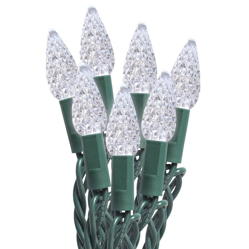 Sylvania 29551 String Lights, 50-Lamp, C6, Cool White, 20,000 hrs Average Life, 11 ft L