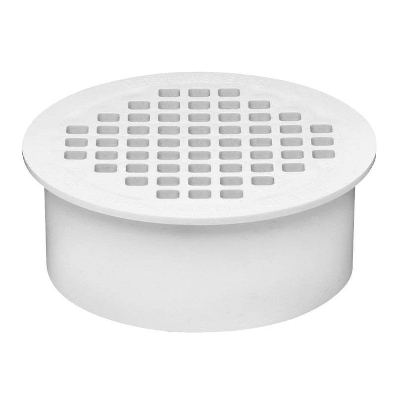 Oatey 43569 Floor Drain, PVC, Specifications: Snap-In Cover Design, Solvent Weld Connection