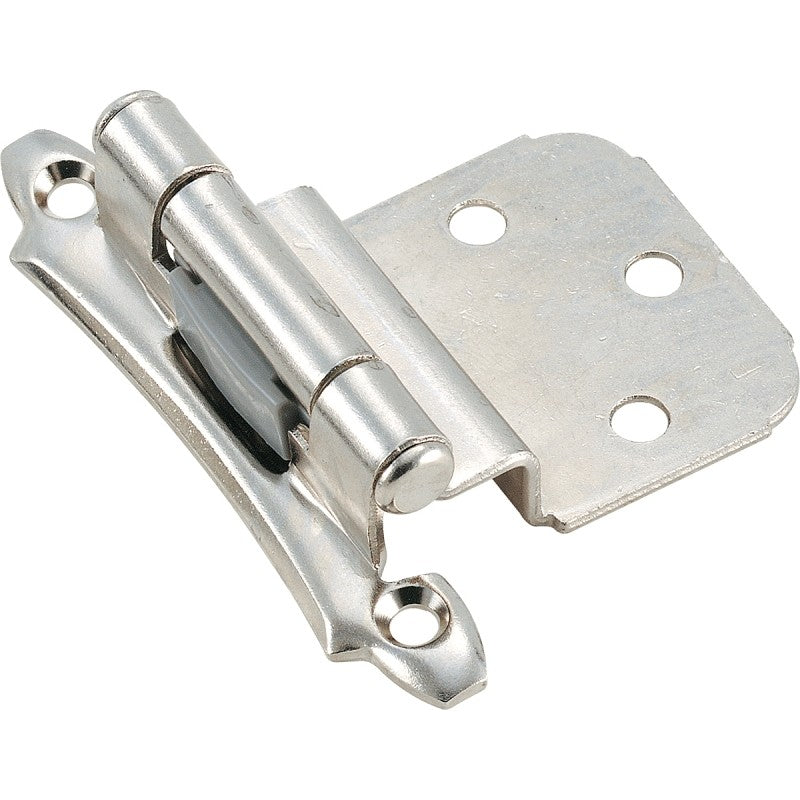 Amerock BP792826/BPR79282 Cabinet Hinge, 3/8 in Inset, Polished Chrome, 2-3/4 in L x 2-1/8 in W