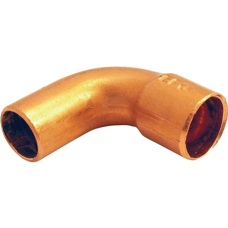 Elkhart Products 31412 Street Pipe Elbow, 1 in, Sweat x FTG, 90 deg Angle, Copper