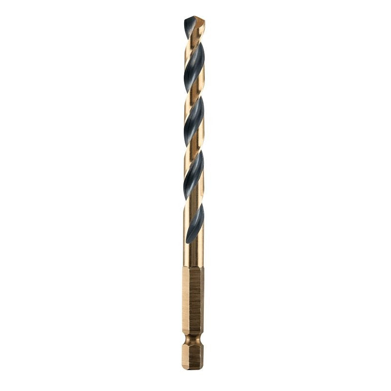 DEWALT DWA5017 Drill Bit, 17/64 in Dia, 4-1/4 in OAL, Heavy-Duty, 1/4 in Dia Shank, Hex Shank