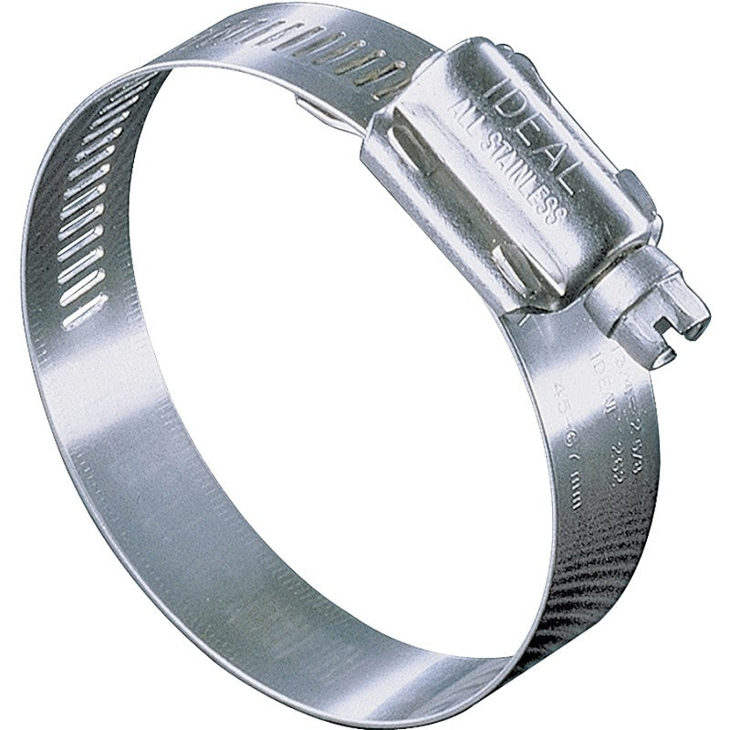Ideal-Tridon Hy-Gear 68-0 Series 6810053 Interlocked Worm Gear Hose Clamp, #10, 1/2 to 1-1/16 in, Stainless Steel (Pack of 10)