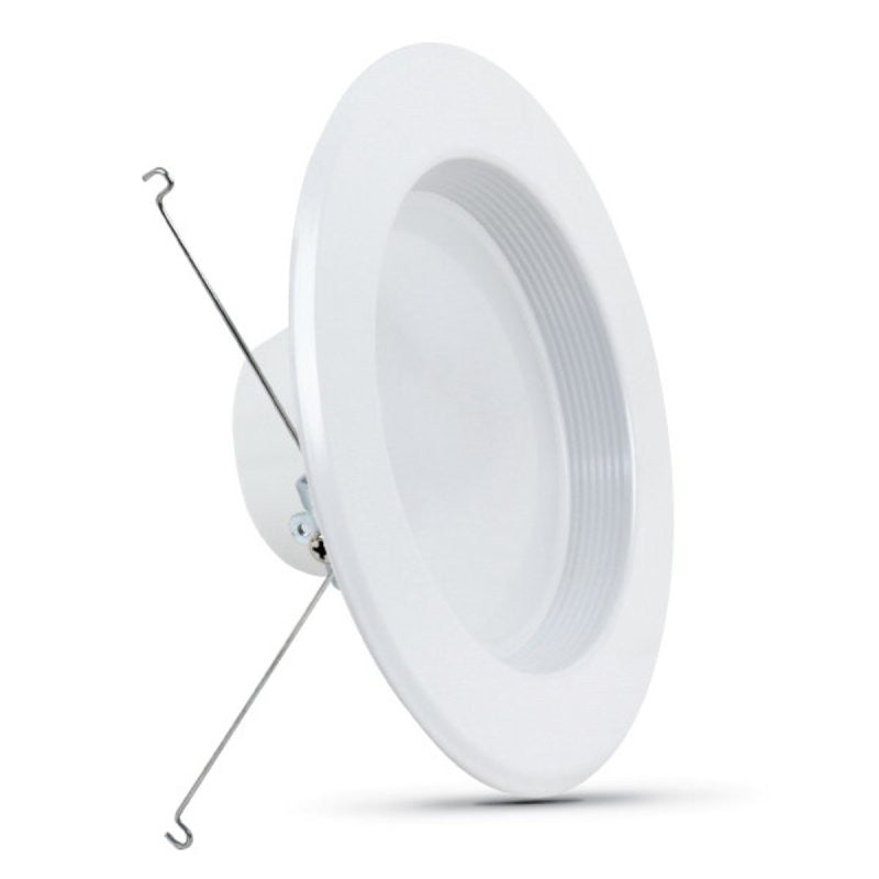 Feit Electric LEDR56B/927CA/MP/6 Recessed Downlight, 925 Lumens, 7.5 W x 7.5 D x 2.56 in H Dimensions, 75 W, 6/PK