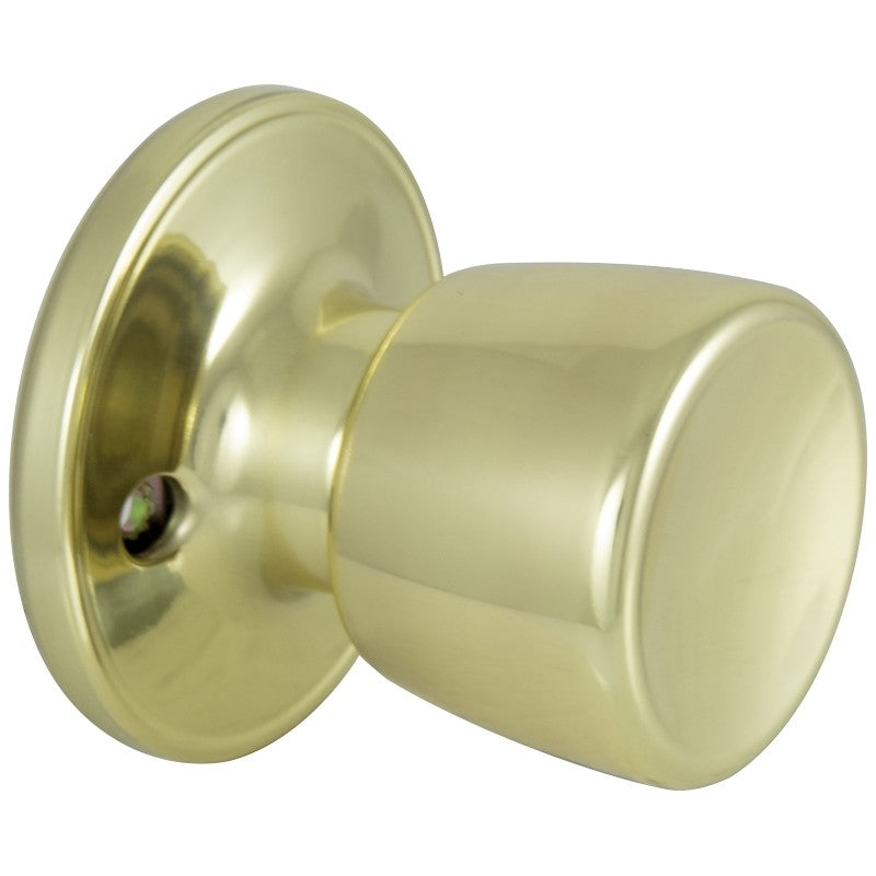 ProSource TS740V-PS Dummy Knob, Tulip Design, 1-3/8 to 1-3/4 in Thick Door, Brass, 65.7 mm Rose/Base