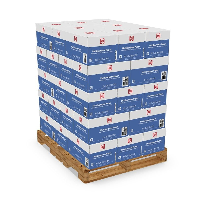 Staples 40414/1555R Multi-Purpose Color Printer Paper, 8-1/2 x 11 in, White (Pack of 10)