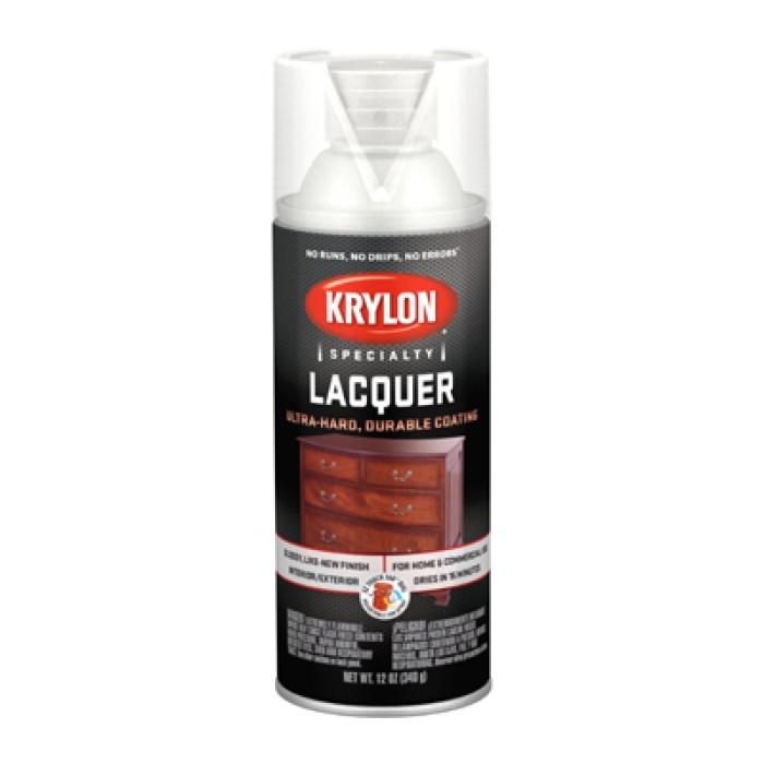 Krylon K07032777 Lacquer Spray, Gloss, Liquid, Clear, 12 oz, Can