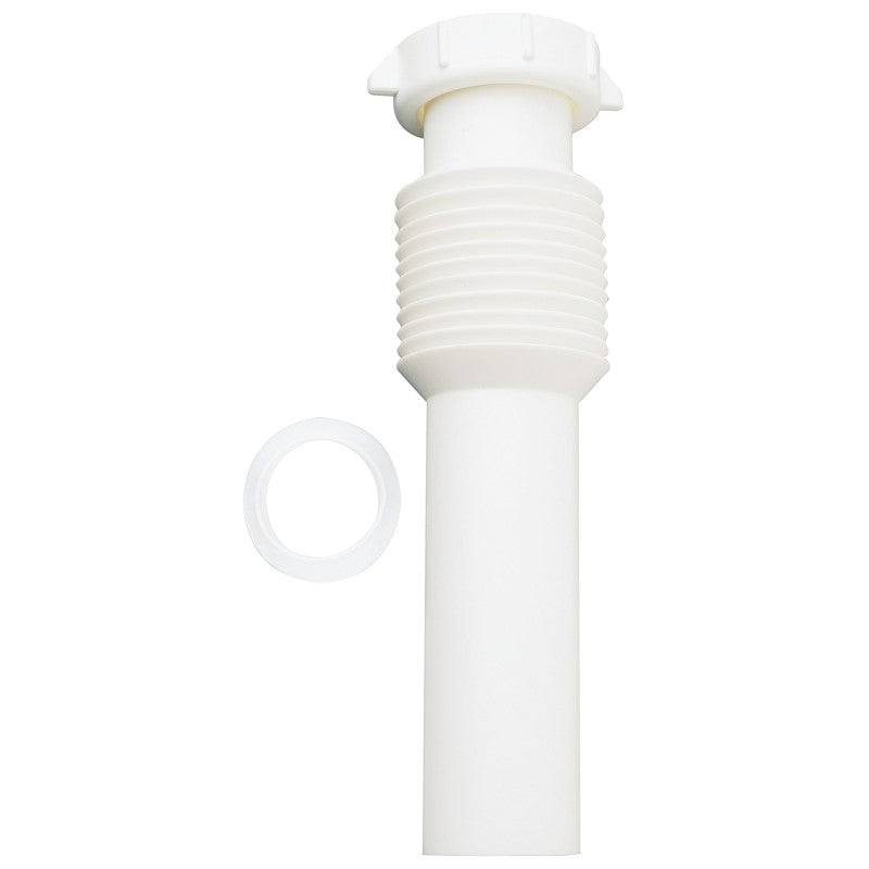 Plumb Pak PP21201 Sink Tailpiece, 1-1/2 in, 12 in L, Slip-Joint