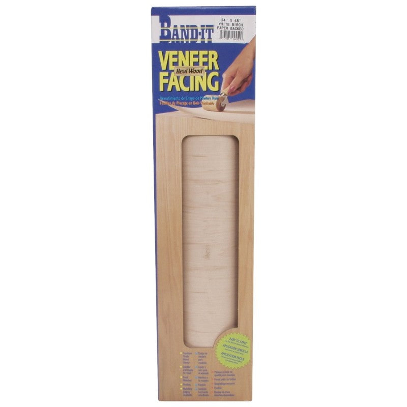 Cloverdale 24450 Wood Facing, 24 in W Actual, 48 in L Nominal, Birch