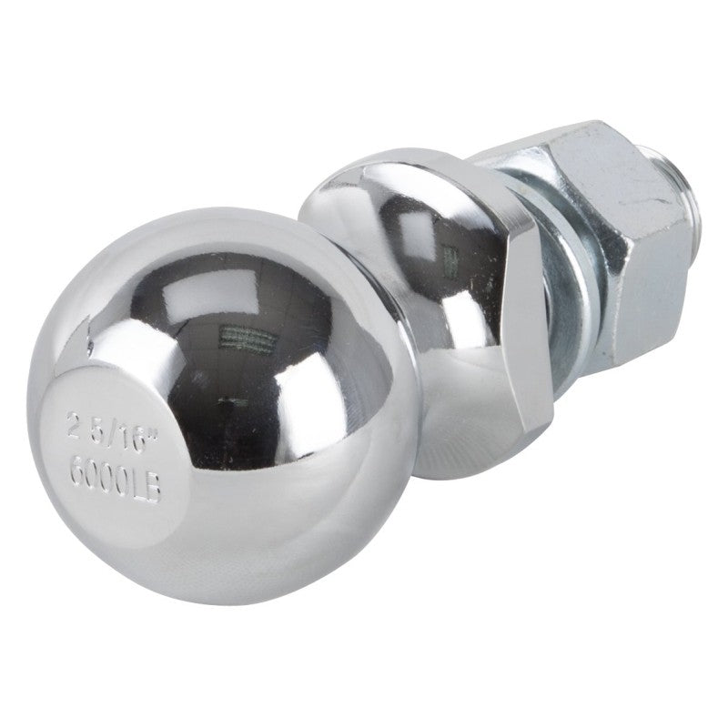 Vulcan HBB11 Hitch Ball, 2-5/16 in Dia Ball, 1 in Dia Shank, 6,000 lb Gross Towing (Pack of 6)