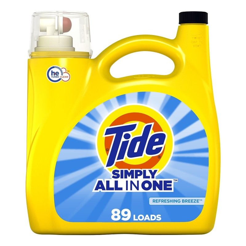 Tide 12078 Laundry Detergent, 117 fl-oz, Liquid, Simply Clean and Fresh (Pack of 4)