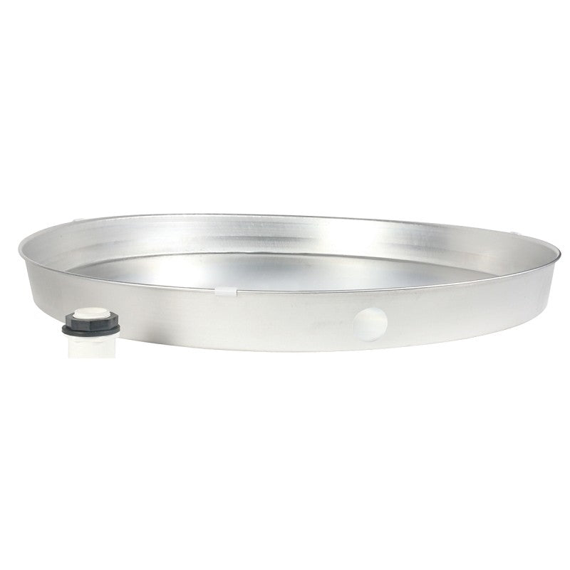 Camco USA 20830 Recyclable Drain Pan, Aluminum, For: Gas or Electric Water Heaters, 24 in ID x 2-1/4 in D (Pack of 6)