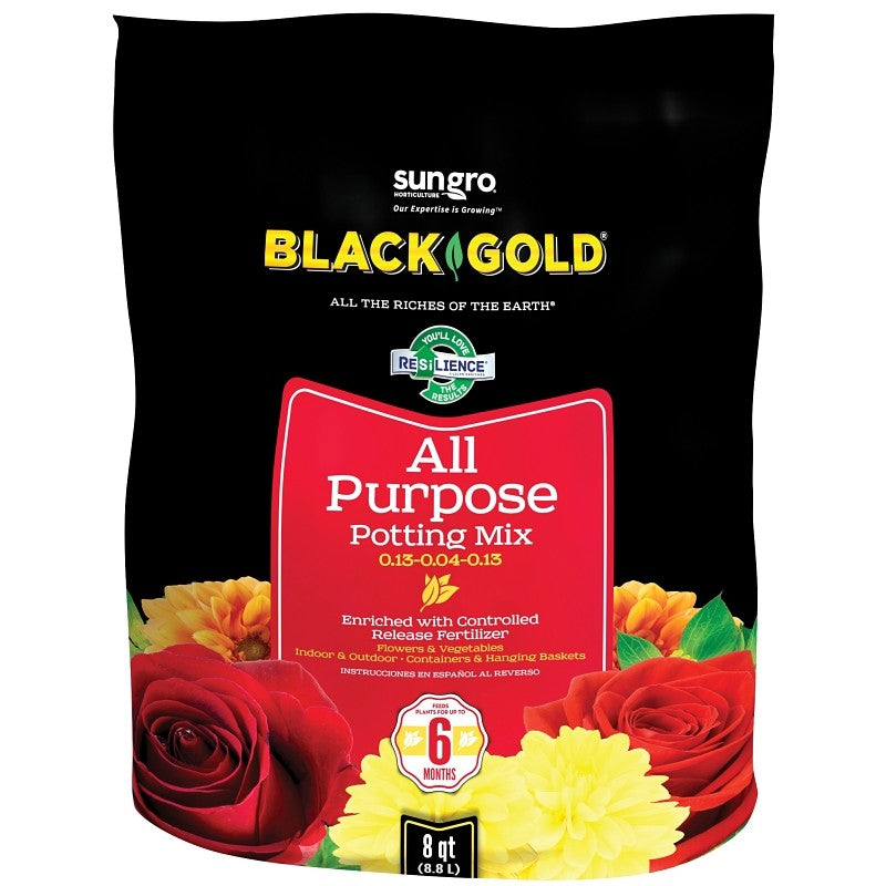 sun gro 1410102 8.00 QT P Series Potting Mix, 240 Bag, Granular, Brown/Earthy