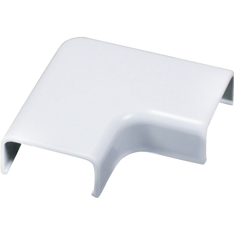 Wiremold C56 Wireway Elbow, Flat, Plastic, White