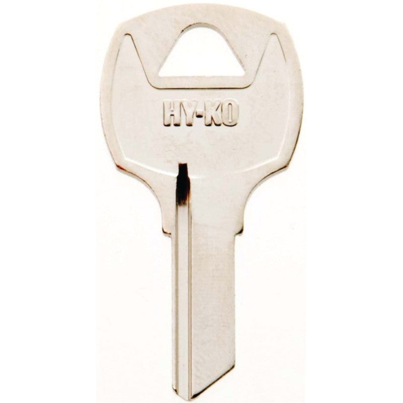 Hy-Ko 11010RO5 Key Blank, Brass, Nickel, For: National Cabinet Locks, RO5 Key Number (Pack of 10)