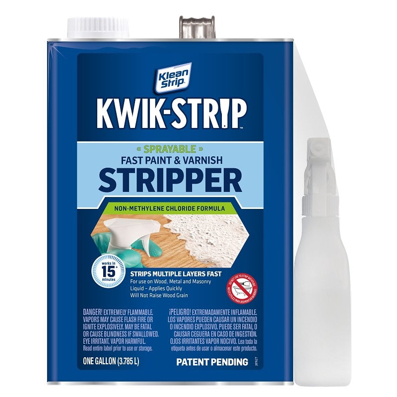 Klean Strip GKWL962SC Paint and Varnish Stripper, Liquid, 1 gal (Pack of 4)