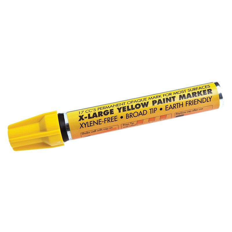 Forney 70832 Paint Marker, XL Tip, Yellow