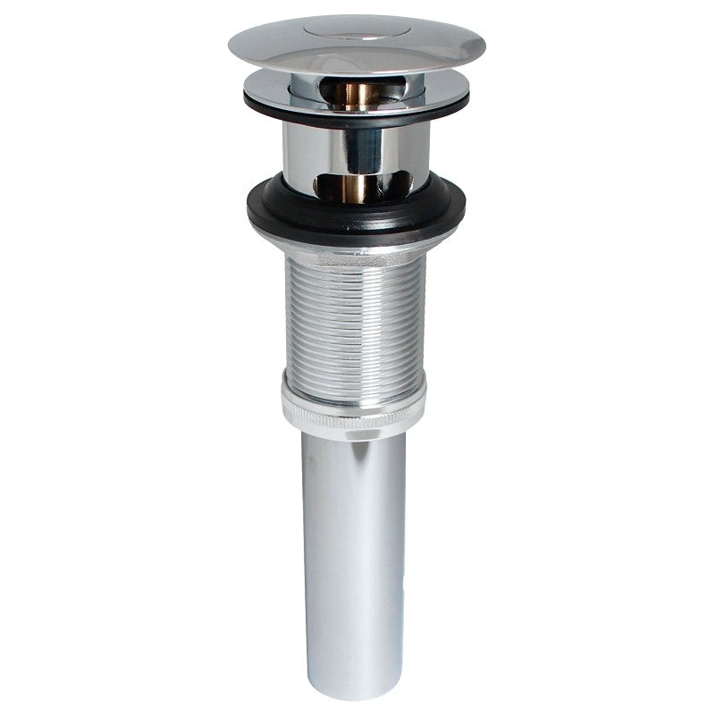 Stylewise K820-75 Pushbutton Sink Drain, 1-1/4 in Connection, Brass