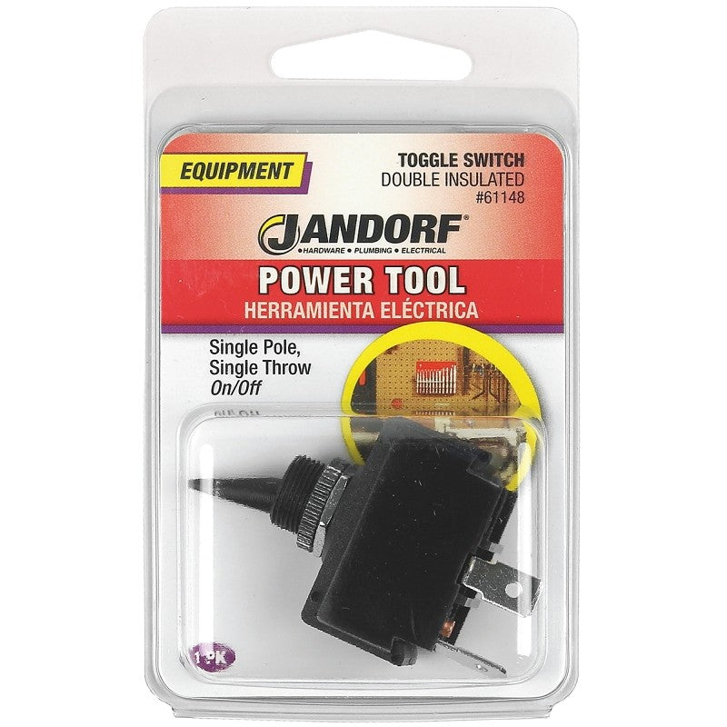 Jandorf 61148 Switch, 10/20 A, 125/277 V, SPST, Tab Terminal