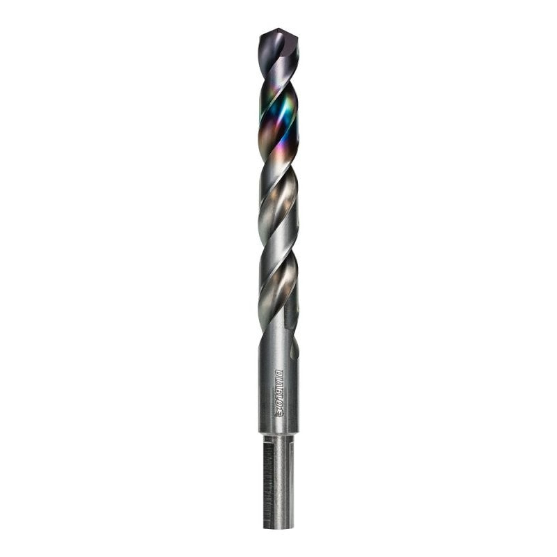 Diablo Metal Demon DMD1532JP1 Drill Bit, 15/32 in Dia, 5.9 in OAL, Three-Flat Reduced Shank