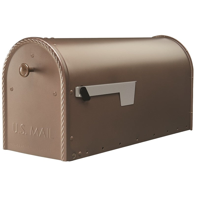 Gibraltar Mailboxes Edwards EM160VB0 Series Mailbox, Venetian Bronze, 1475 cu-in Capacity, Steel, Powder-Coated