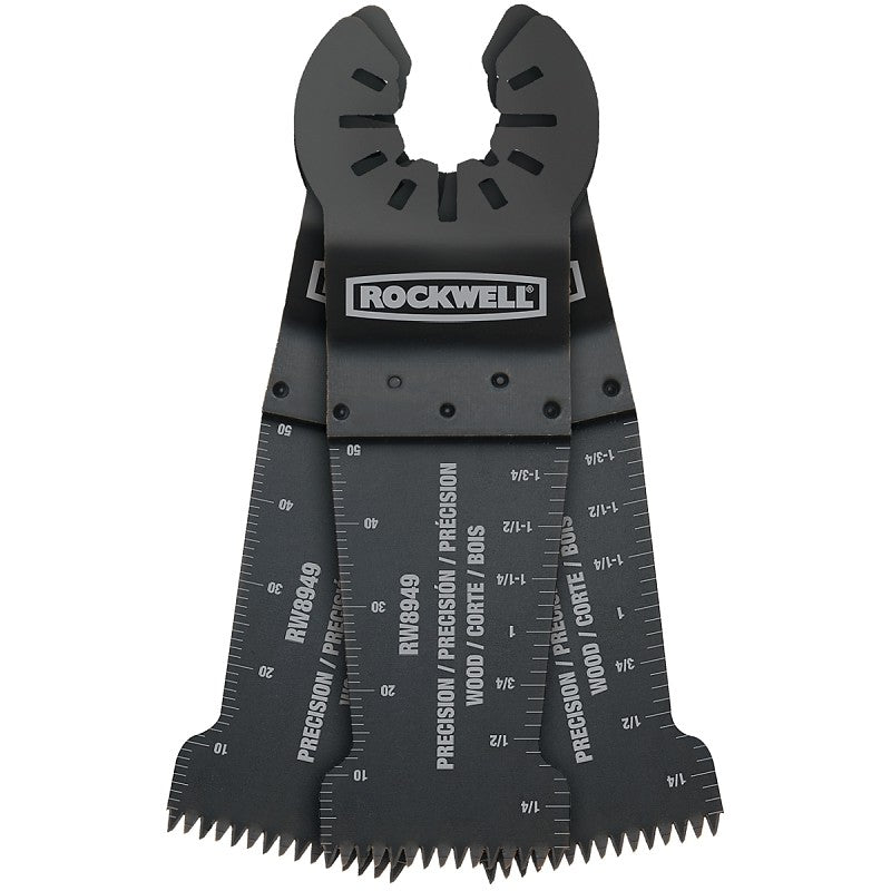 Rockwell RW8967.3 Oscillating Saw Blade, 1-3/8 in W, Bi-Metal