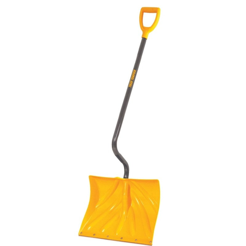 True Temper 1603072 Snow Shovel, 54 in OAL, 18 in W Blade, 13-1/2 in L Blade, Combo Blade, Polyethylene Blade