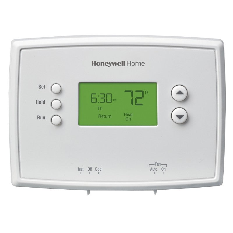 Honeywell RTH2510B1018/E1 Programmable Thermostat, +/-1 deg F Differential, Digital Display