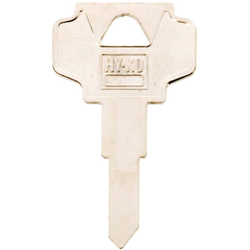 Hy-Ko 11010BN1 Key Blank, Brass, Nickel, For: Bargman Cabinet, House Locks and Padlocks (Pack of 10)