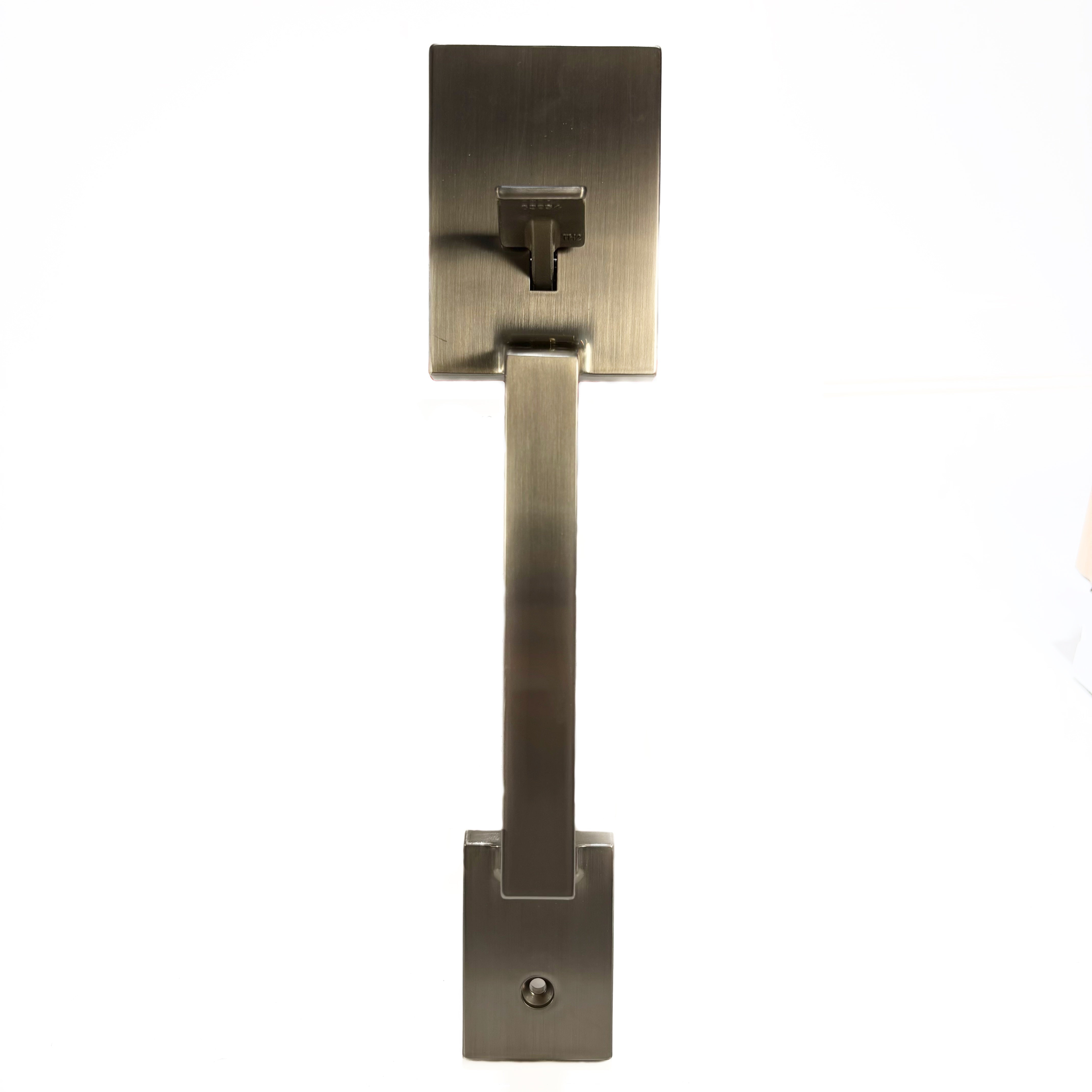 Complete Amador Handleset Ladera Lever Interior Smartkey Satin Nickel Single Cylinder