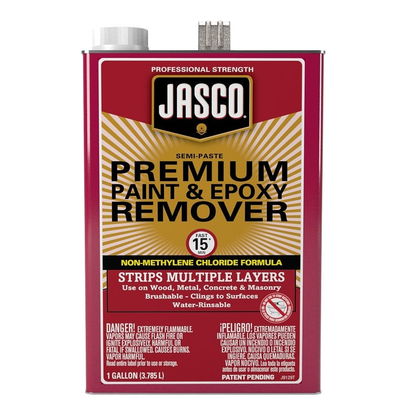 Jasco 500SC Paint/Epoxy Remover, Liquid, Aromatic, Opaque, 1 gal (Pack of 4)