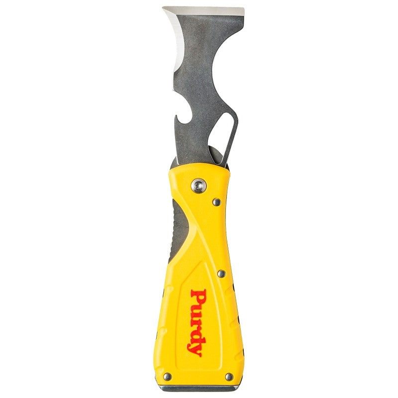 Purdy 140900600 Folding Multi-Tool, Rubber/Stainless Steel, Yellow