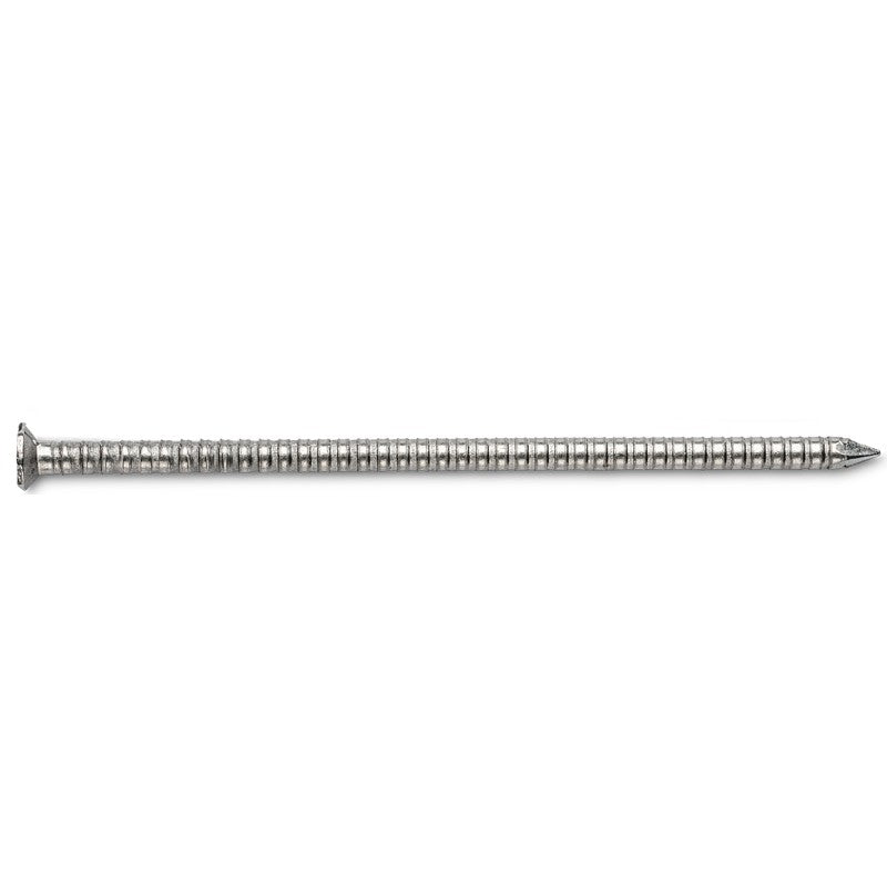 ProFIT 0241155S Siding Nail, 8D, 2-1/2 in L, 316 Stainless Steel, Checkered Brad Head, Ring Shank, 5 lb