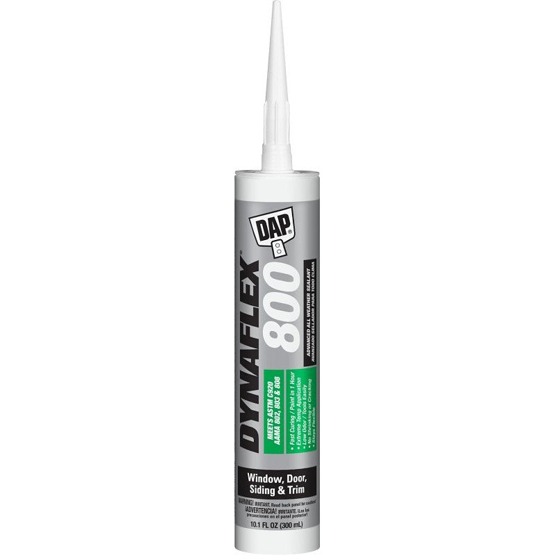 DAP 00813 Siding and Window Sealant, Bronze, 24 hr Curing, -35 to 140 deg F, 10.1 oz Cartridge