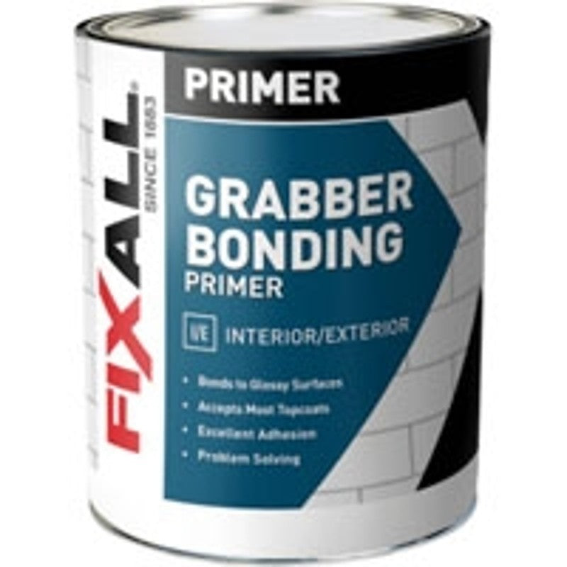 FixALL F50700-4 Bonding Primer, 400 to 450 sq-ft/gal Coverage Area, White, 1 qt