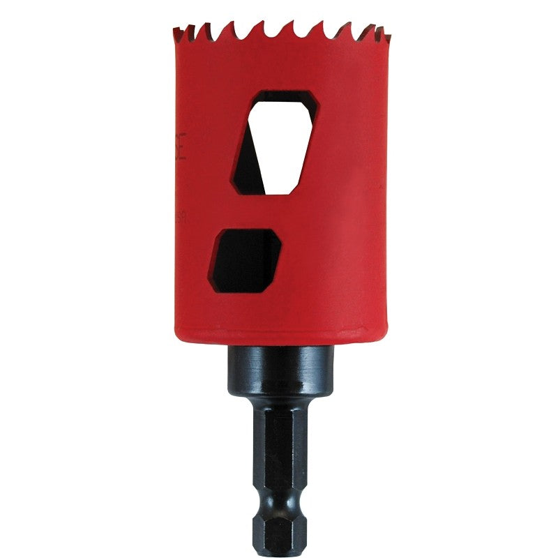 Morse MHSA20C/TAC20 Hole Saw, 1-1/4 in Dia, 1-15/16 in D Cutting, 3/8 in Arbor, 4/6 TPI, HSS Cutting Edge