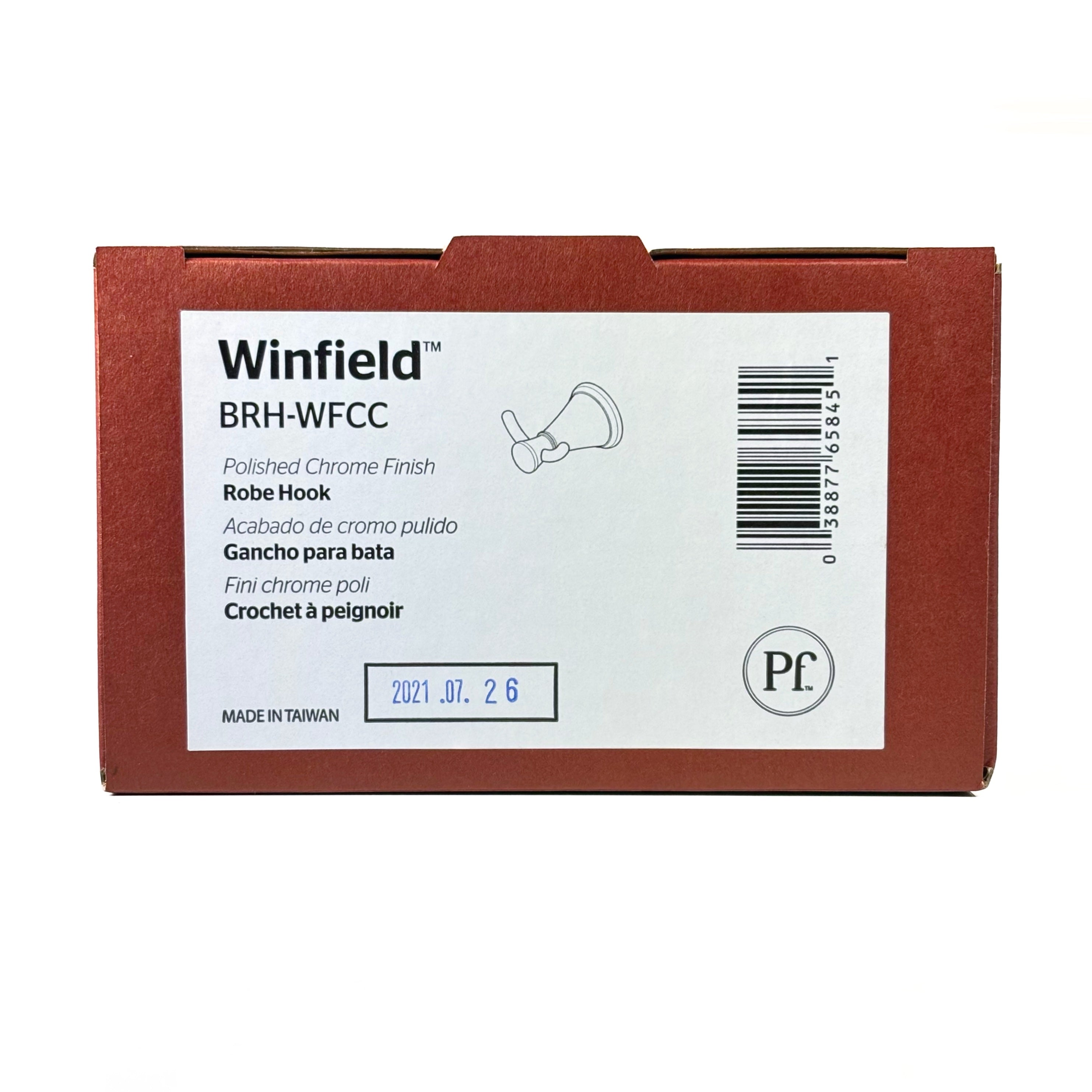 Winfield Robe Hook Polished Chrome