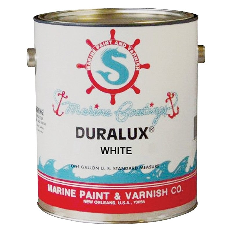 Duralux M720-1 Marine Enamel, Gloss, White, 1 gal Can (Pack of 4)