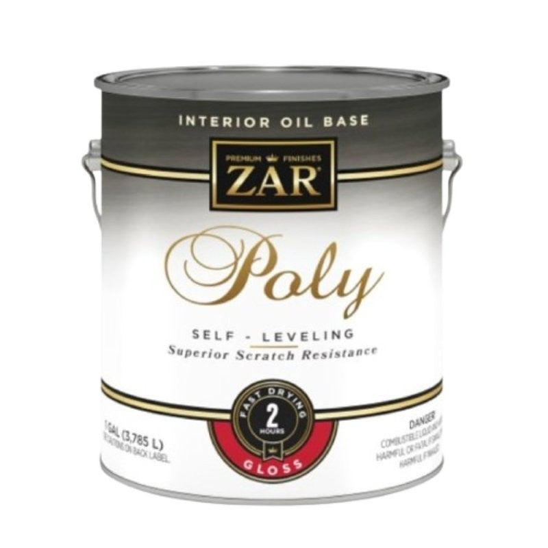 ZAR 32813 Polyurethane, Gloss, Liquid, Clear, 1 gal, Can (Pack of 2)