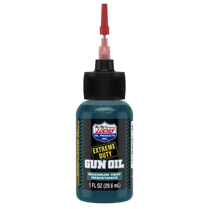 Lucas Oil 10875 Gun Oil, Liquid, Slight Grape, Florescent Green, 1 oz Bottle (Pack of 20)