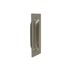 Oblong Flush Door Pull 1-3/8 By 3-1/4 Inch Satin Nickel (POS)