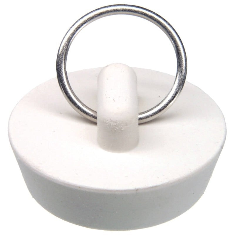 Danco 80225 Drain Stopper, Rubber, White, For: 1-1/4 in Drain Systems, Universal Sink (Pack of 3)