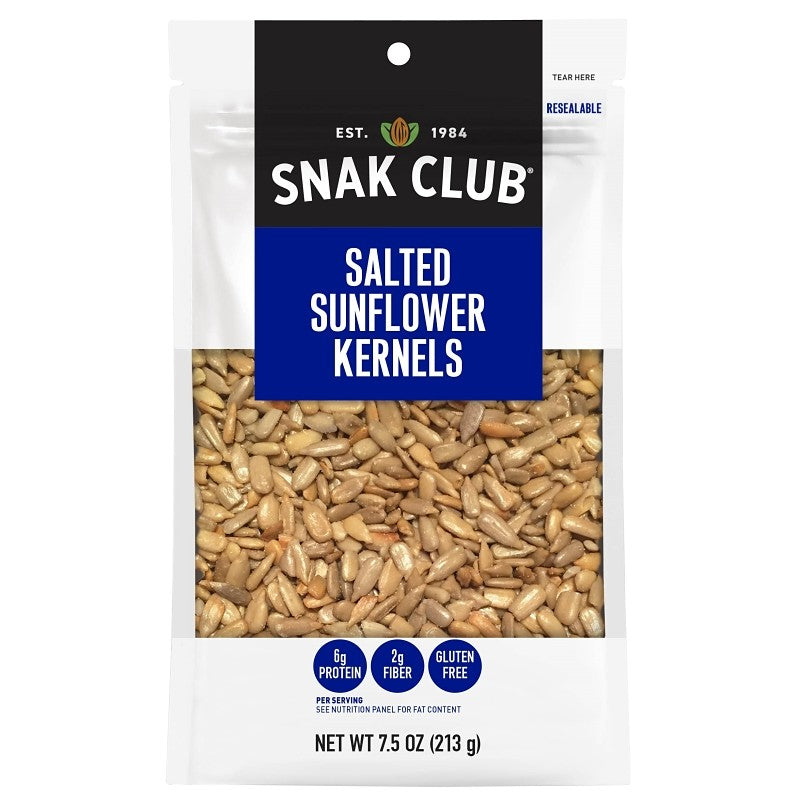 Snak Club CSU29473 Sunflower Kernels, 7.5 oz (Pack of 6)