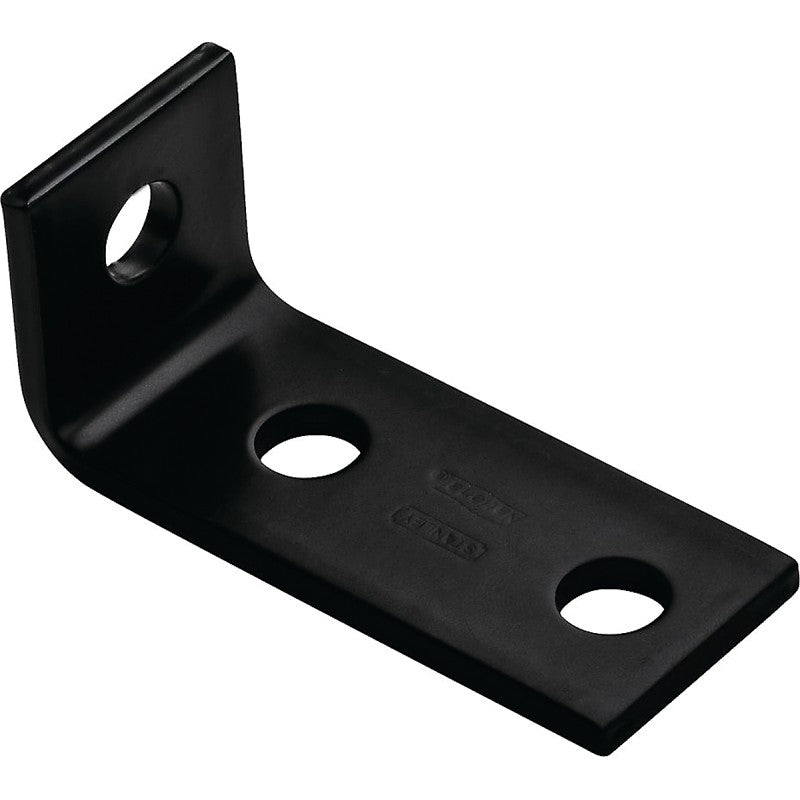 National Hardware 1152BC Series N351-479 Corner Brace, 3-1/2 in L, 1-1/2 in W, 1.6 in H, Steel, Powder-Coated, 1/BX